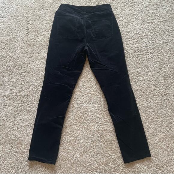 Talbots Velvet Black Pants Size 8 - Picture 2 of 12